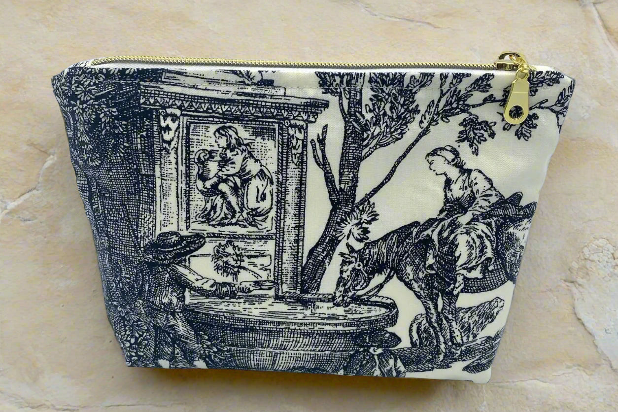 Pochette raffinée en tissu de château – vue en perspective