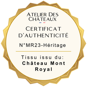 Atelier des Châteaux certificate of authenticity